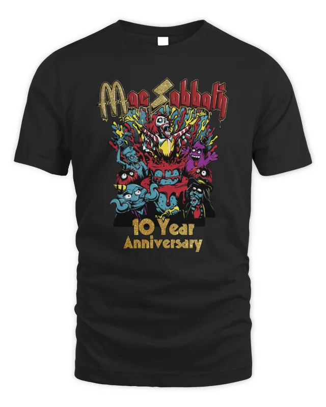 10 Year Anniversary Mac Sabbath Show T-Shirt