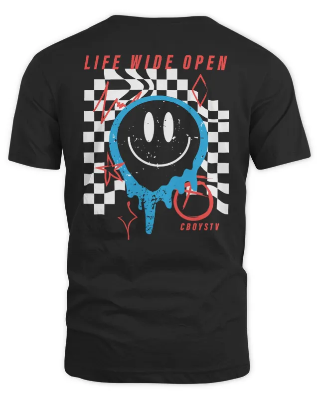 Rockstar Life Wide Open Cboystv Shirt Black