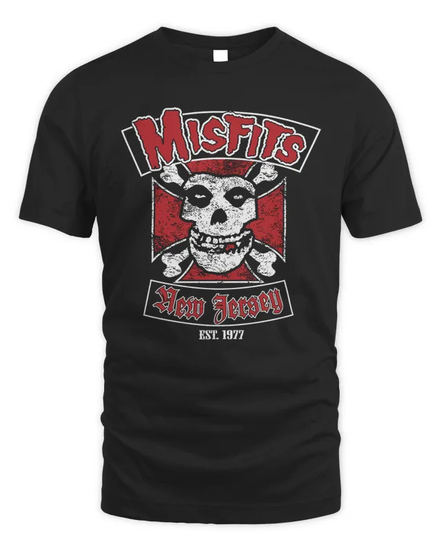 Misfits New Jersey Est 1977 Black Version s T-Shirt