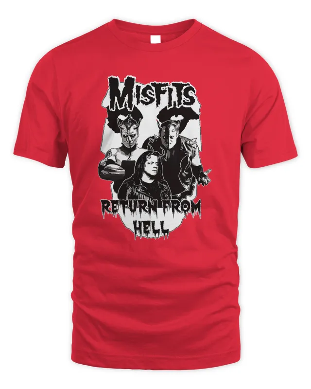 Misfits Return From Hell Red Version Tee Shirts