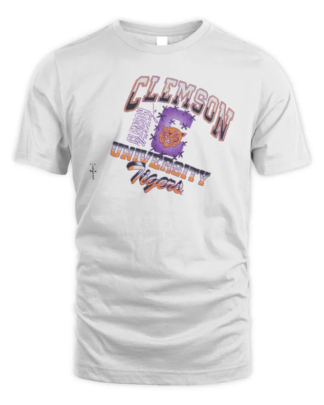 Travis Scott CJ x Clemson University Shirt White