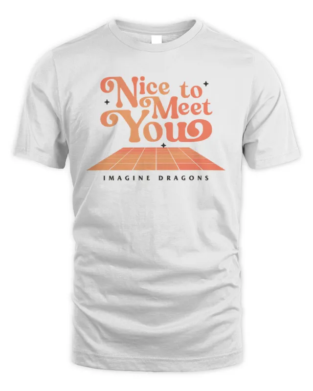 New Nice To Meet You Orange Tee Imagine Dragons Shop