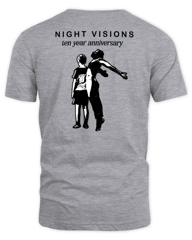 New Imagine Dragons Evolution Night Visions 10 Yera Anniversary Shirt