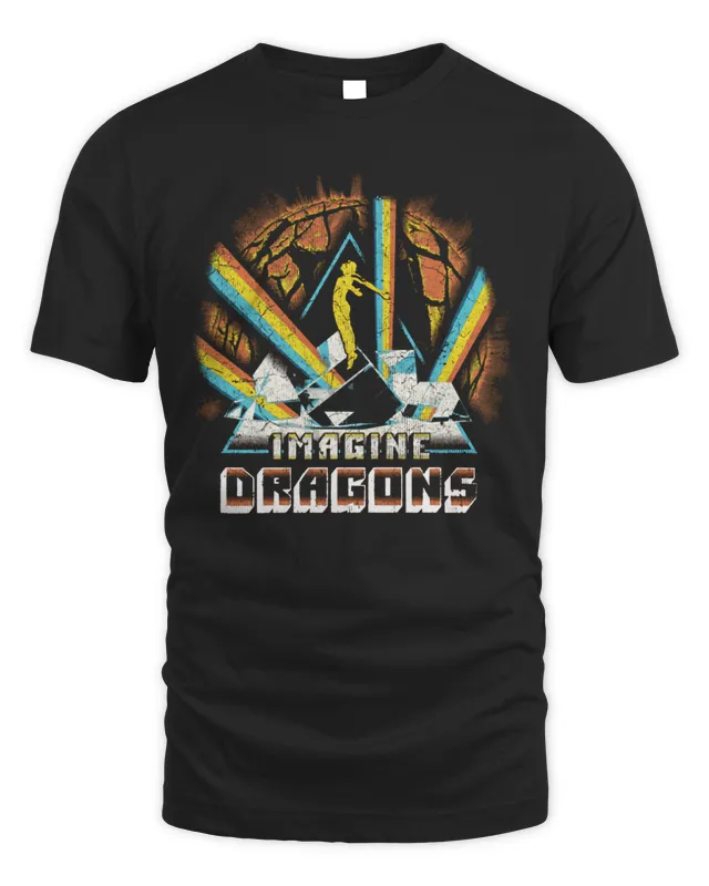 New Imagine Dragons Merch Vintage Graphic Art Shirt