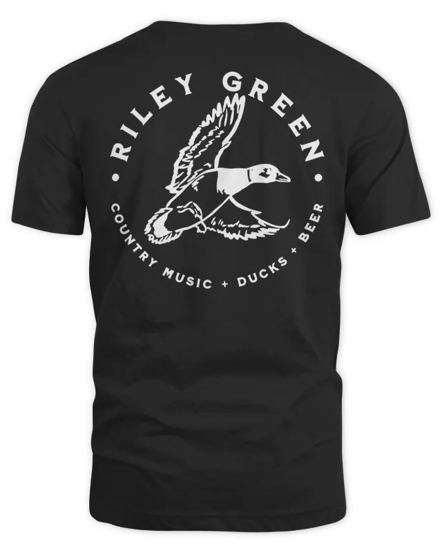 New Riley Green Merch Country Music Ducks Beer Shirt