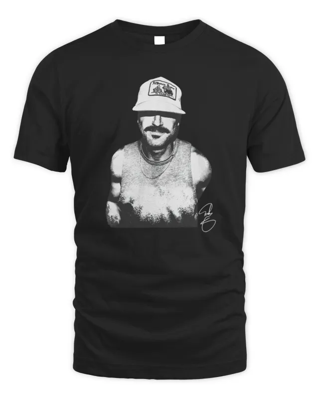 New Official Riley Green Photo Pepper Shirt Black