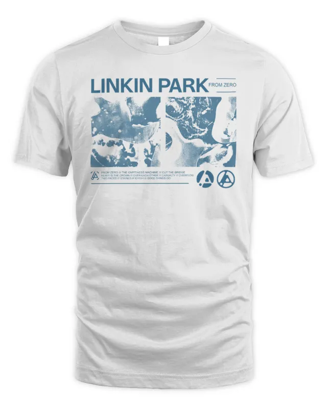 Linkin Park Merch Band From Zero Tracks Tour Shirt White