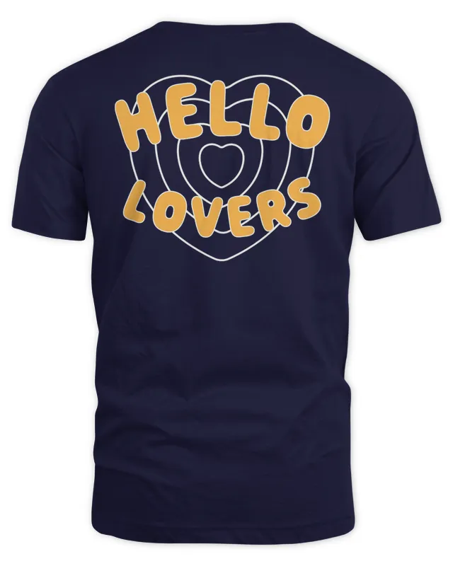 New Niall Horan Merch Hello Lovers Logo Navy T-Shirt