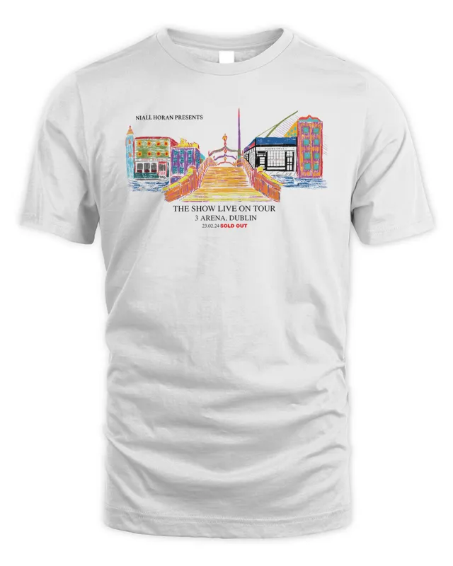 New Niall Horan Merch Dublin Night One Illustration Tee