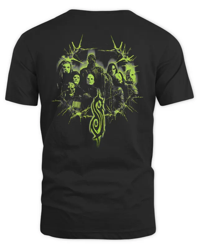 New 9 Point Photo Slipknot Clothing T-Shirt