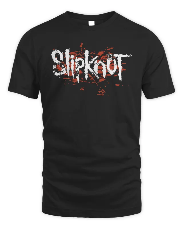 New Slipknot Merch New Logo Splatter T Shirt
