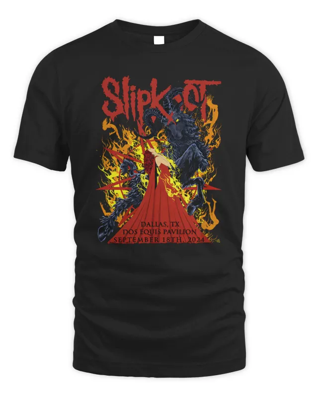 New Tour Dallas T-Shirt Slipknot Merch