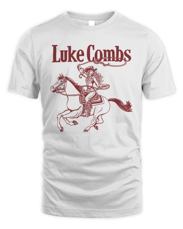  Luke Combs X Nicole Summer Lasso Tee White