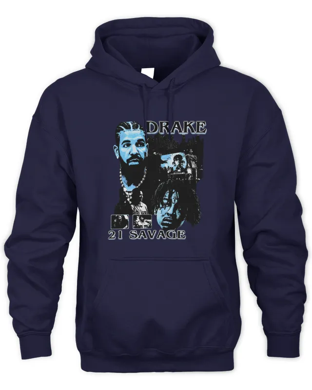 New Hoodie Drake And 21 Savage Merch Its All A Blur