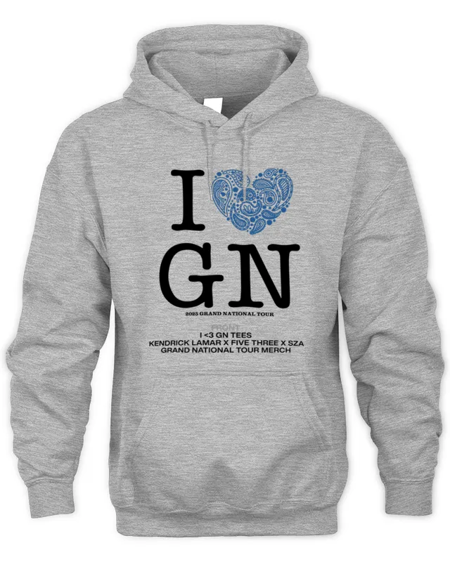 New Hoodie Kendrick Lamar And Sza Merch I Love GN