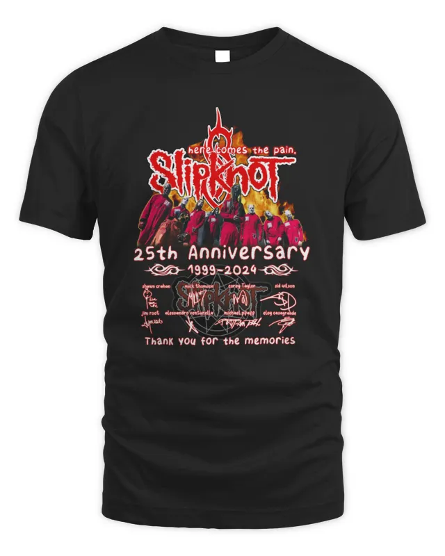 New Slipknot Merch 25th Anniversary 1999- Signature Thank You For The Memories