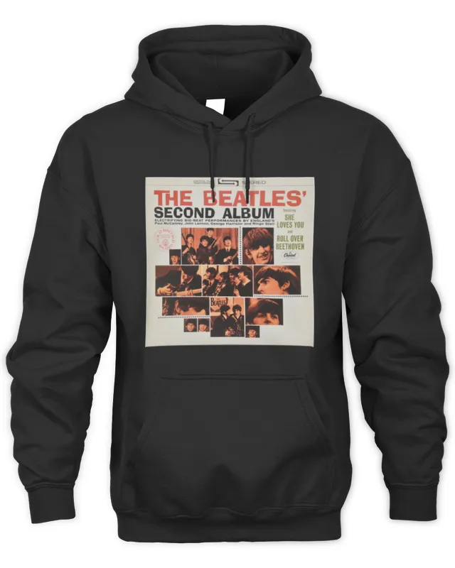 Hoodie The Beatles Official Store The Beatles' Second Album Cover 