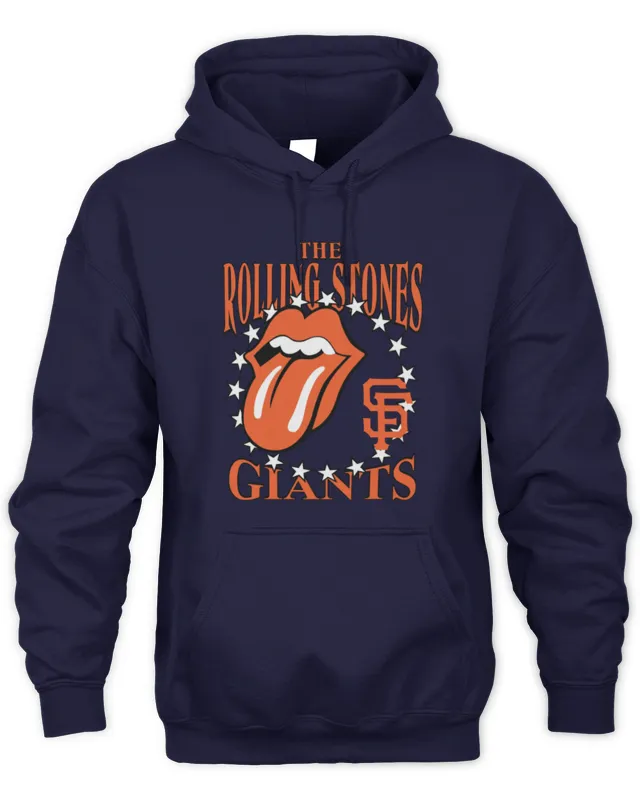 Hoodie MLB San Francisco Giants The Rolling Stones Collaboration 