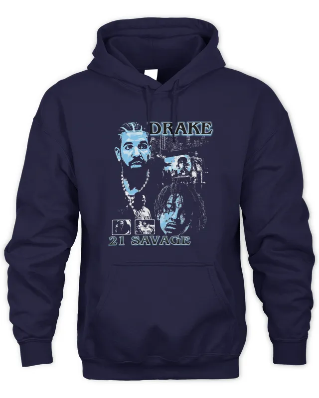 New Hoodie Drake And 21 Savage Merch It’s All A Blur Tour Tee