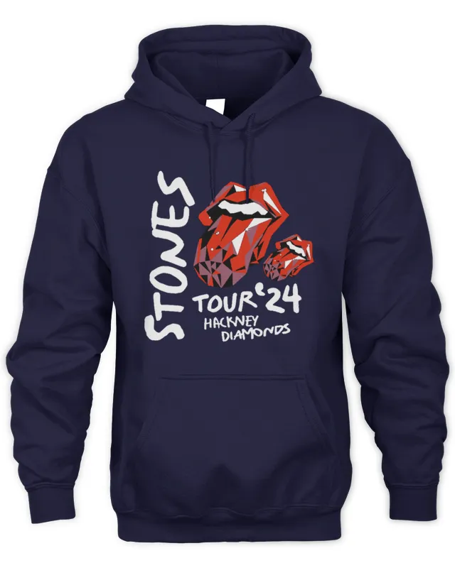 Hoodie The Rolling Stones Merch Hackney Diamonds Tour Dateback 