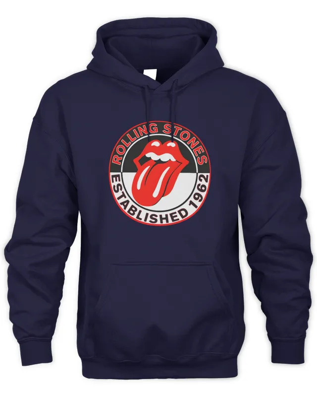 Hoodie The Rolling Stones Merch Established 1962 