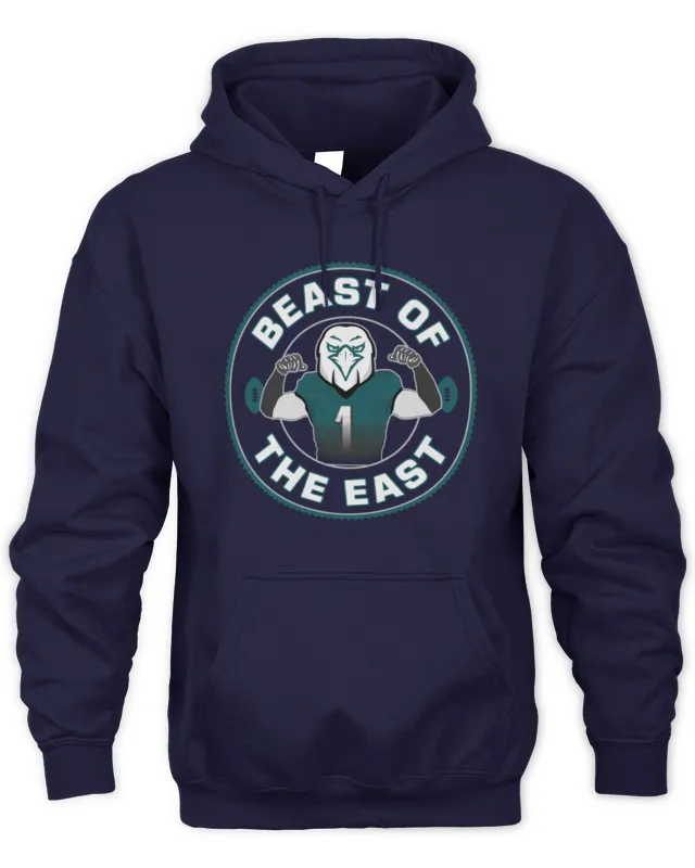 Hoodie Eagles Merch Philadelphia Football Beast Of The East 