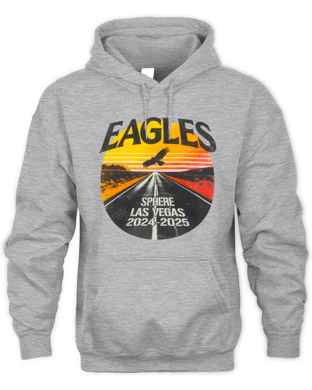 Hoodie Official Eagles Band Merch Sphere Sunset 24-25 Hoodie