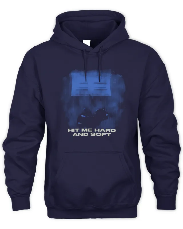 New Hoodie Billie Eilish Hit Me Hard And Soft Merch Contrast Stitch Cover