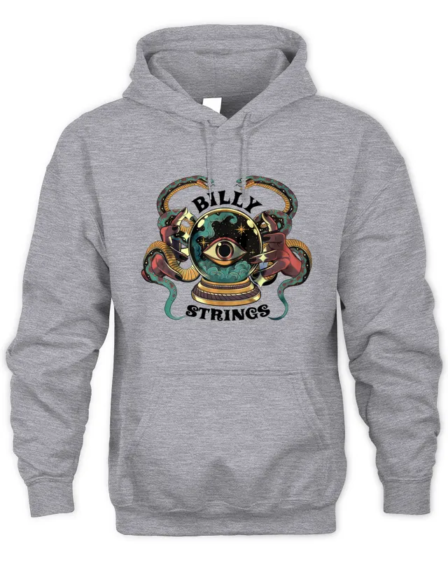 New Hoodie Billy Strings Merch Crystal Eyeball