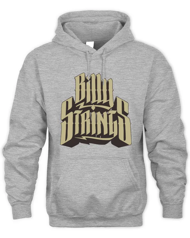 Hoodie Billy Strings Winter 2025 Merch 3D Logo 
