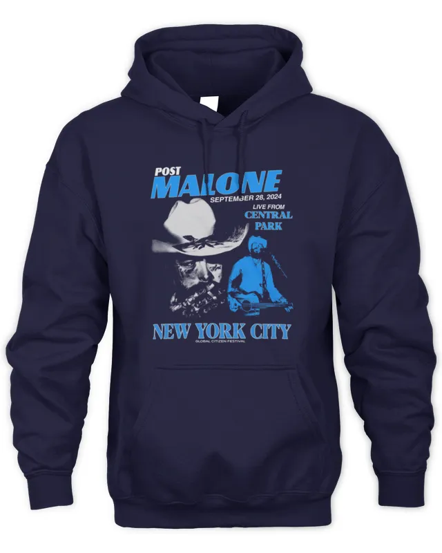 New Hoodie Global Citizen Festival Merch GCF Post Malone