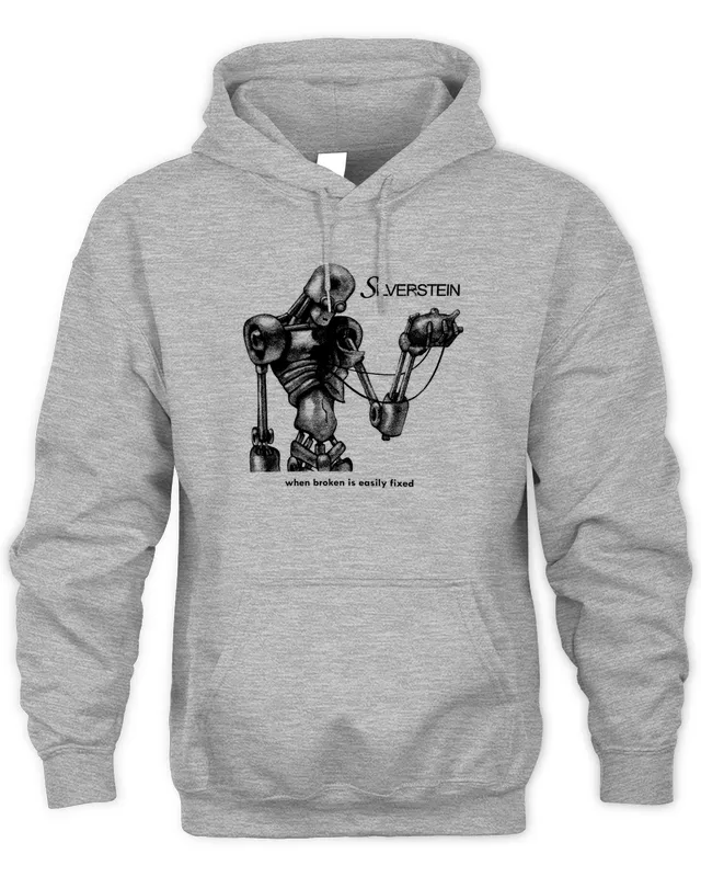 New Hoodie Silverstein Merch When Broken is Easily Fixed