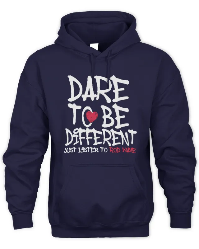 New Hoodie Rod Wave Merch Rodwave Dare to be Different