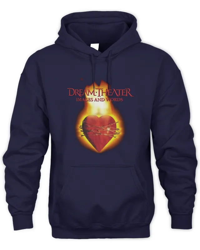 Hoodie Dream Theater Merch Flaming Hear