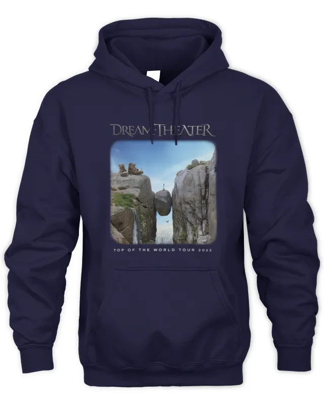 New Hoodie Dream Theater Official Store The Top Of The World US Tour Hoodie