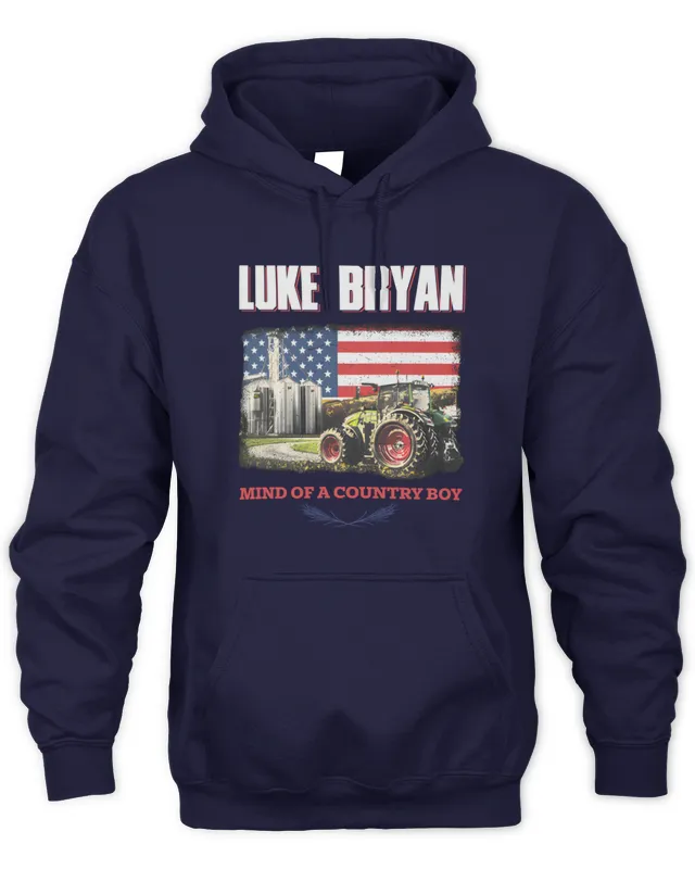 Hoodie Luke Bryan Merch Store Mind Of A Country Boy Tour Farm 