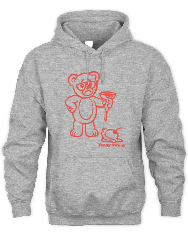 Hoodie Teddy Swims Official Store Sad Teddy 