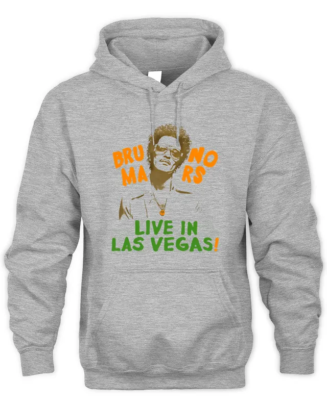 Hoodie Bruno Mars Merch Bruno Mars Live In Vegas 