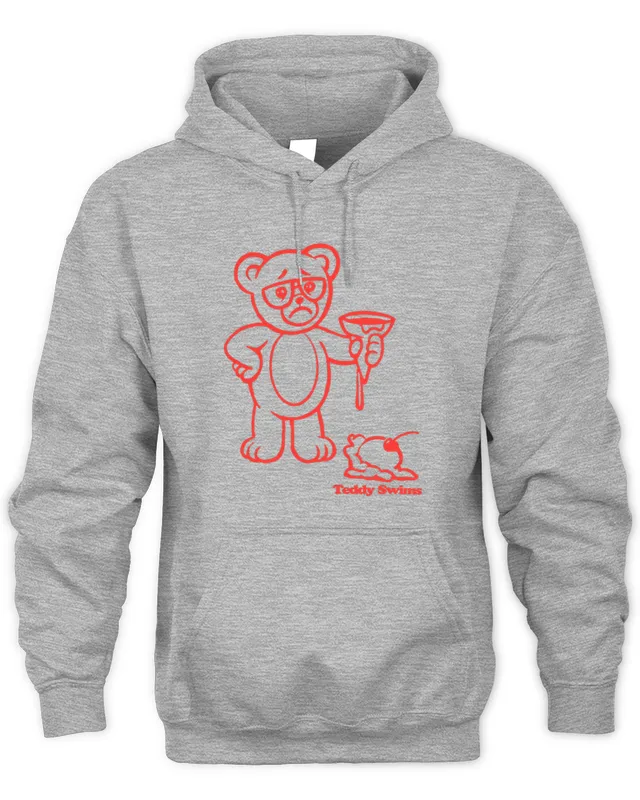 New Hoodie Sad Teddy Ice Cream Teddy Swims Merch