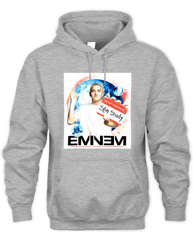 New Hoodie Eminem 25Th Anniversary Merch Sslp25 Name Tag