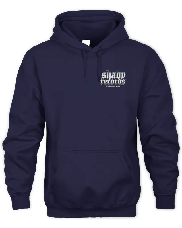 New Hoodie Slim Shady Eminem Merch Shady Records Chrome Logo Hoodie