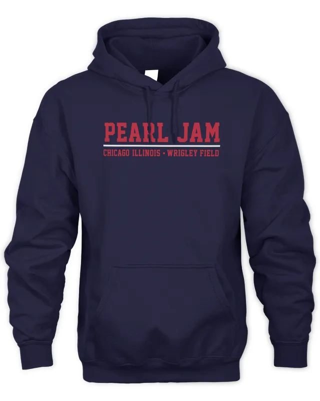 New Hoodie Pearl Jam Chicago Merch Display