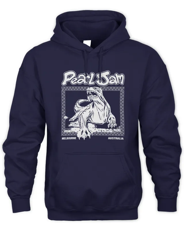 New Hoodie Pearl Jam World Tour Merch Melbourne Au Bunyip Tee