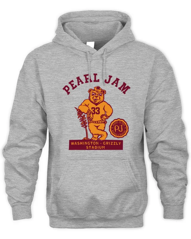 New Hoodie Pearl Jam Missoula Merch Tour Mascot