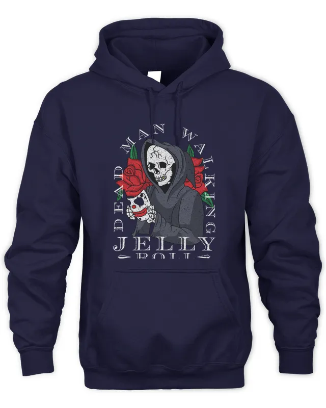 Hoodie Jelly Roll Shop Dead Man Walking Vintage 