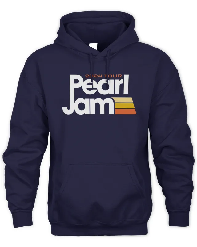 Hoodie Ohana Fest x Pearl Jam Merch Retro Tour 
