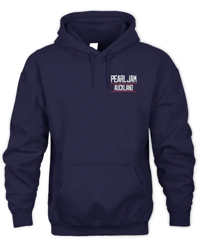 New Hoodie Pearl Jam Official Merch Store Auckland Tour