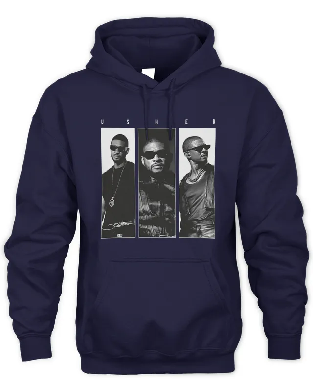 New Hoodie Usher Raymond IV Merch Usher 3 Photo Tour