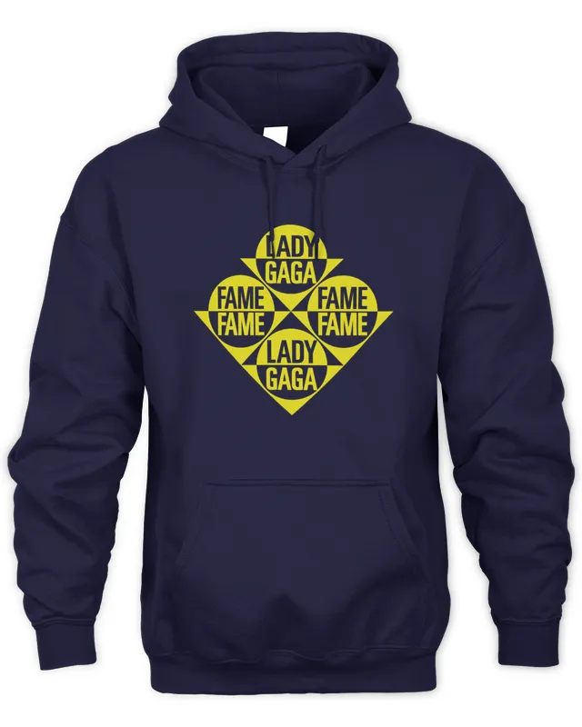 New Hoodie Lady Gaga Merch The Fame Black
