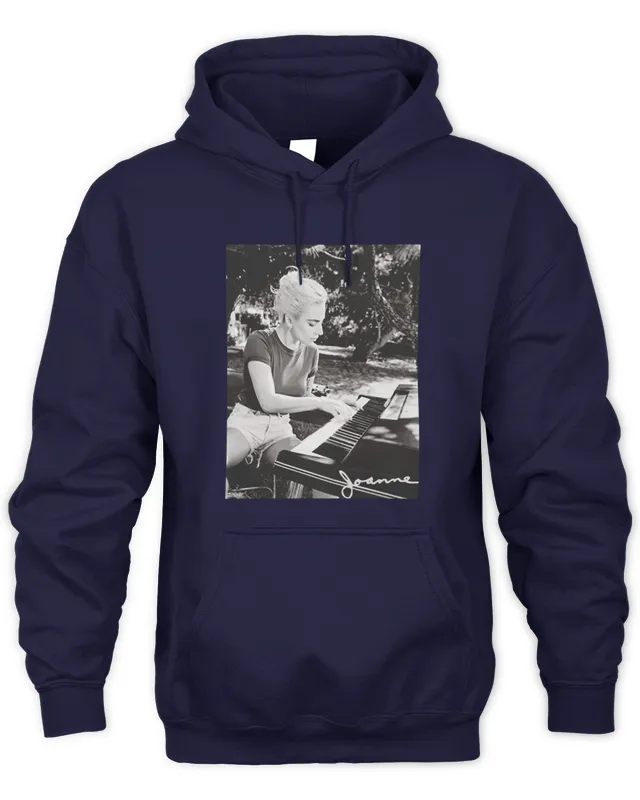 New Hoodie Shop Lady Gaga Merch Joanne Piano